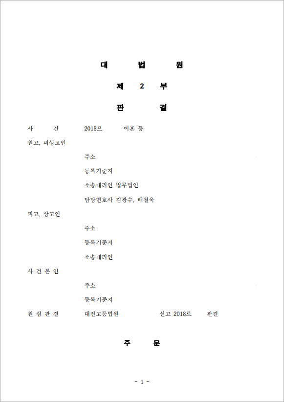 3심까지 갔음에도 최종승리