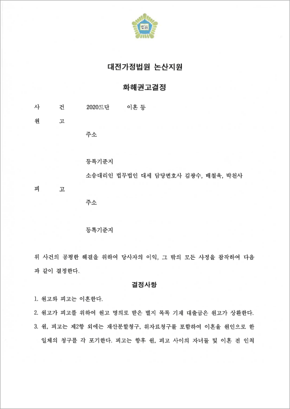 이혼 거부 배우자와 이혼 성공