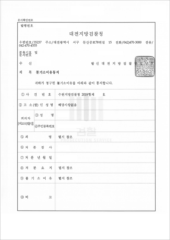 위조사실을 몰랐던 의뢰인 조력